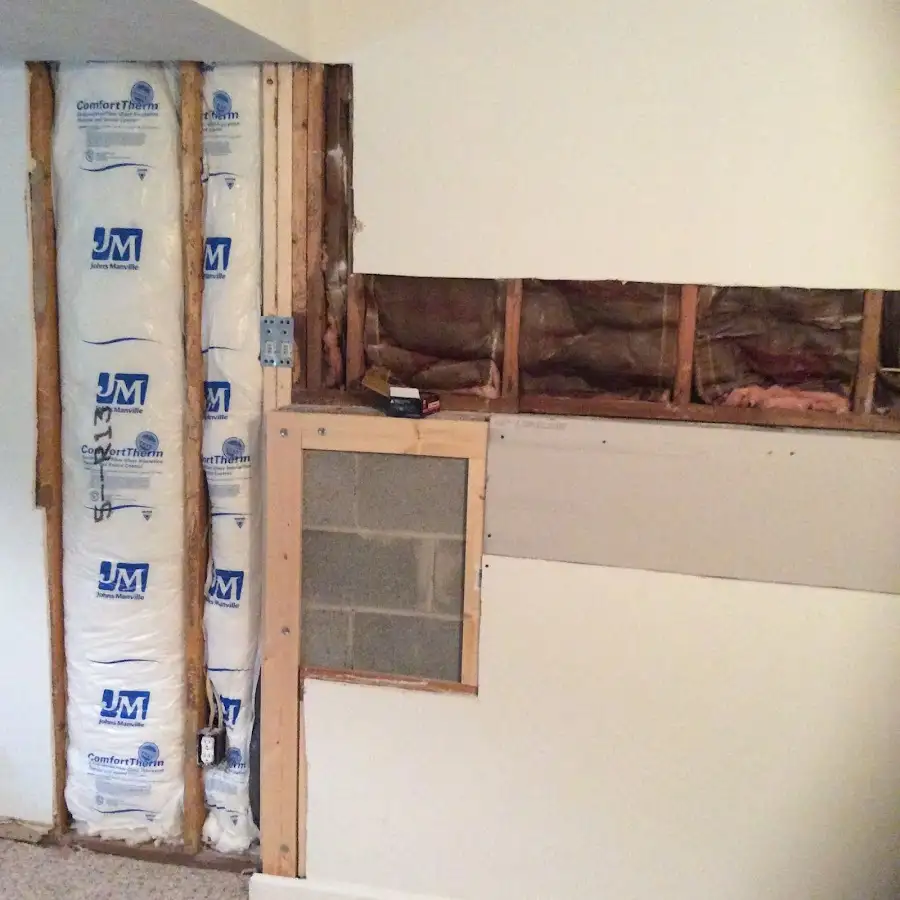 Wall insulation replacement during Structural Drying in Durango